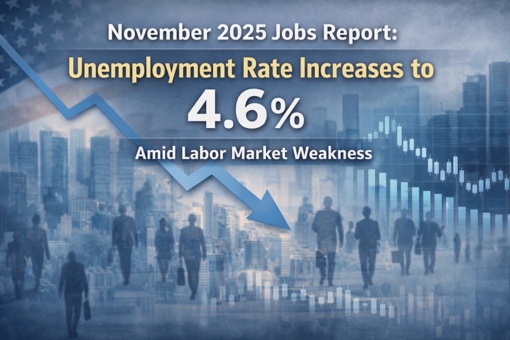 November 2025 Jobs Report: Unemployment Rate Rises to 4.6% Amid Labor Market&nbsp;Slowdown