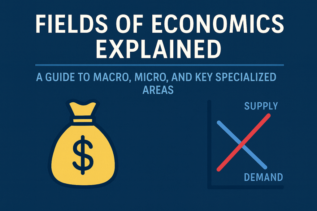 Fields of Economics Explained: Guide to Macroeconomics, Microeconomics, and Key Specialized&nbsp;Areas