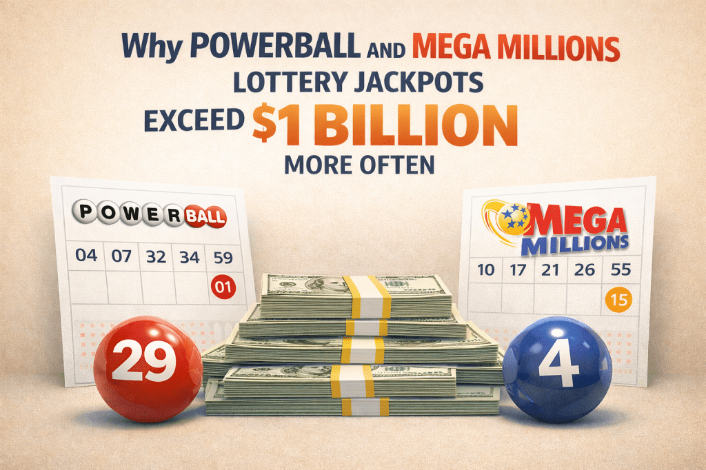 Why Powerball and Mega Millions Lottery Jackpots Exceed $1 Billion More&nbsp;Often